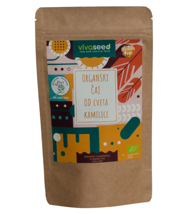 Vivaseed čaj od cveta kamilice, 40 g 