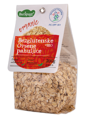 BioŠpajz bezglutenske ovsene pahuljice, 200g
