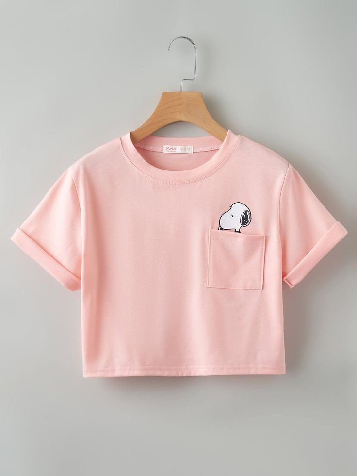 Roze Snoopy majica