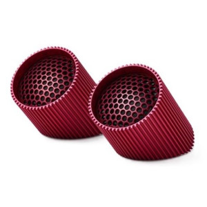 LEXON LA132SR3 Set magnetnih aluminijumskih bluetooth zvučnika Crvena