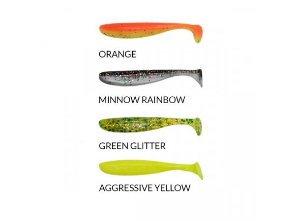 SILIKON MATE MINI SLIM 50MM 6PCS MINNOW RAINBOW