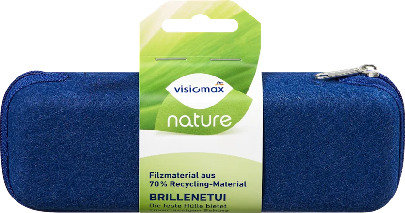 Nature etui za naočale od ﬁlca s patentnim zatvaračem, plava
