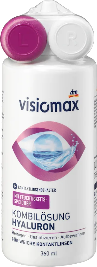 Kombinirana otopina Hijaluron + kutijica za leće, 360 ml