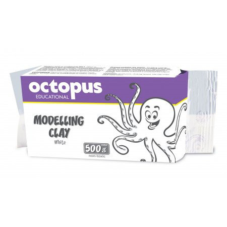 MASA ZA MODELOVANJE BELA 500g OCTOPUS 