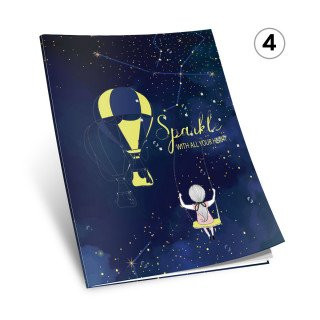 SVESKA A4 Ljuljaska  SHINY OCTOPUS