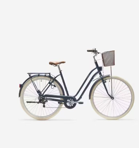 Plavi gradski bicikl btwin