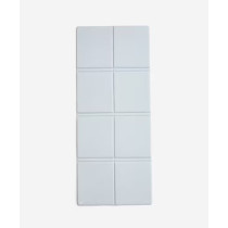 Siva sklopiva prostirka za pilates (150 cm x 62 cm x 10 mm)