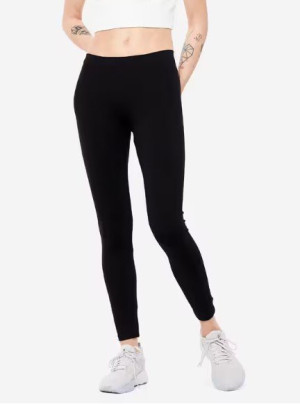 Crne ženske slim-fit helanke za fitnes