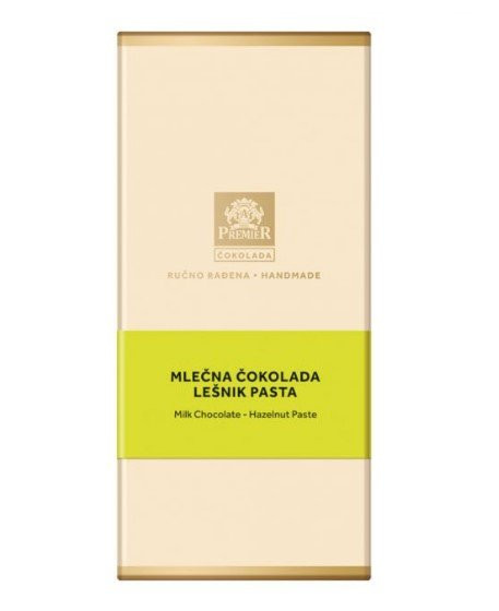 Mlečna čokolada sa lešnik pastom 100g