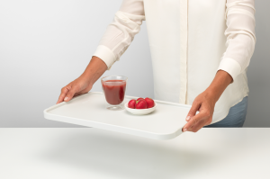 Daska za rezanje/poslužavnik Tasty 2u1 43x26.9cm svetlo siva Brabantia