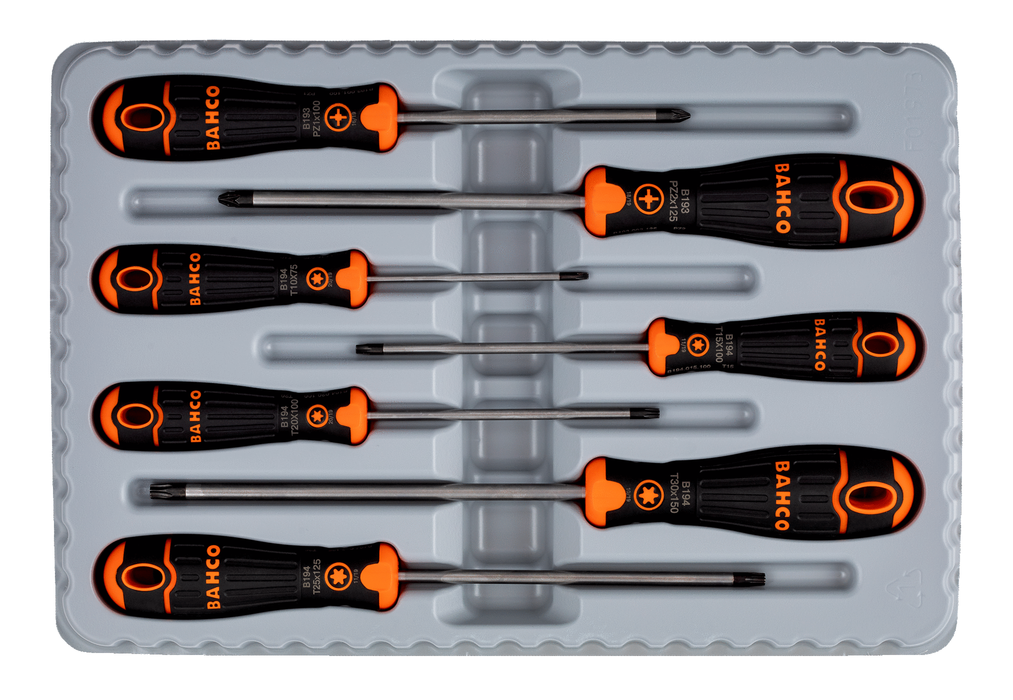 Garnitura šrafcigera PZ/torx 7/1 Bahco