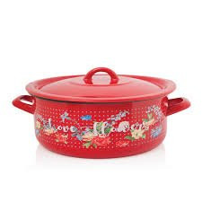 Metalac plitka šerpa BELE TUFNE 16cm/1,5lit