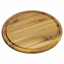 Daska za rezanje fi 25x1.5cm drvena Kesper