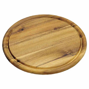 Daska za rezanje fi 25x1.5cm drvena Kesper