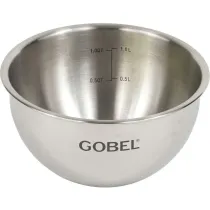 Louis Tellier - 0.78" Stainless Steel Round Bottom Mixing Bowl - GL313