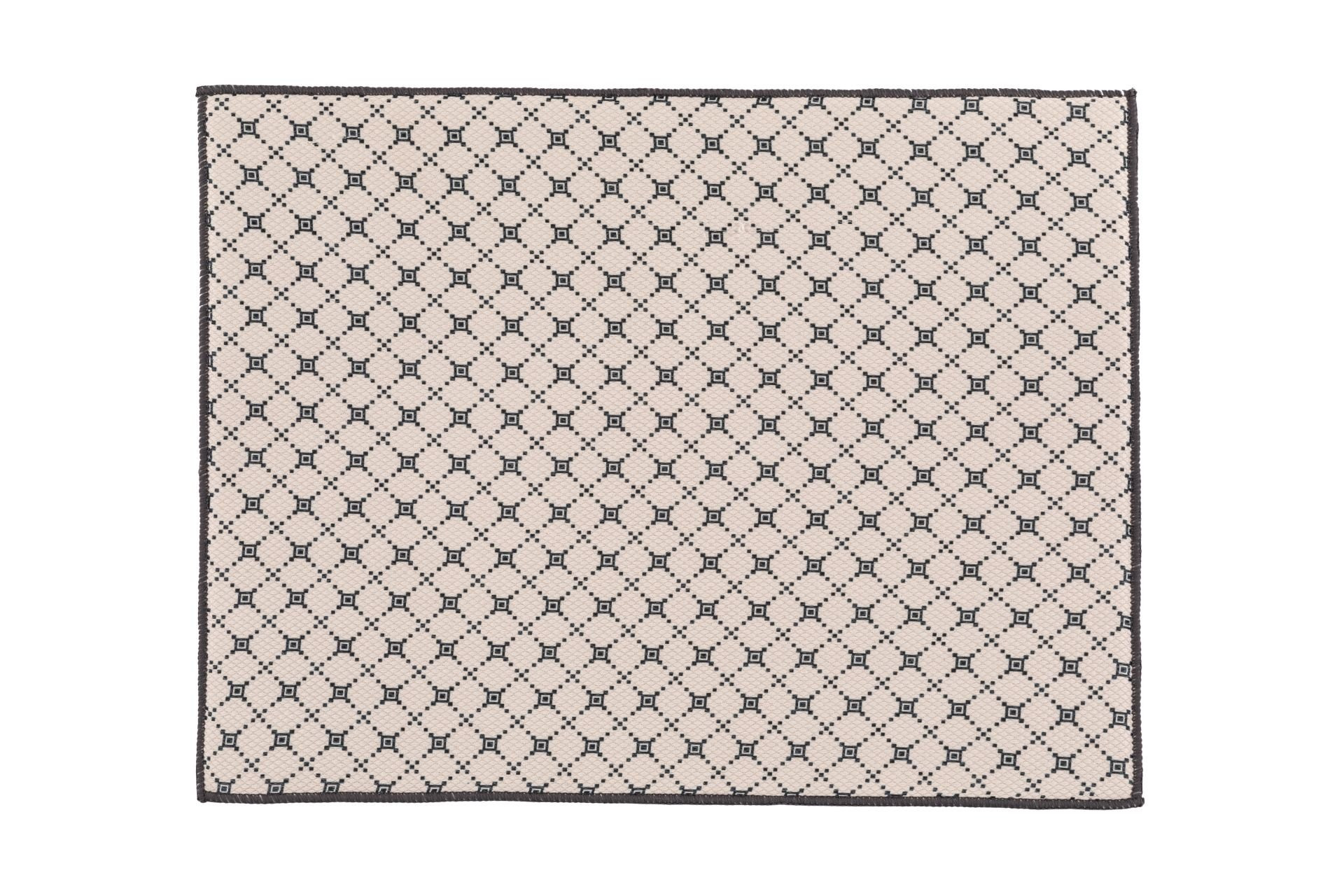 Podloga za sušenje posudja Essentials 40x48cm siva/bela Tiseco