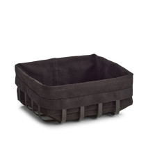 Korpa za hleb 22x22x9cm crna Zeller