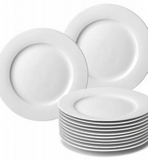 Stakleni tanjiri za posluženje "Elegant"