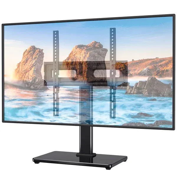 Perlesmith Universal Swivel Table top TV Stand PSTVS28B