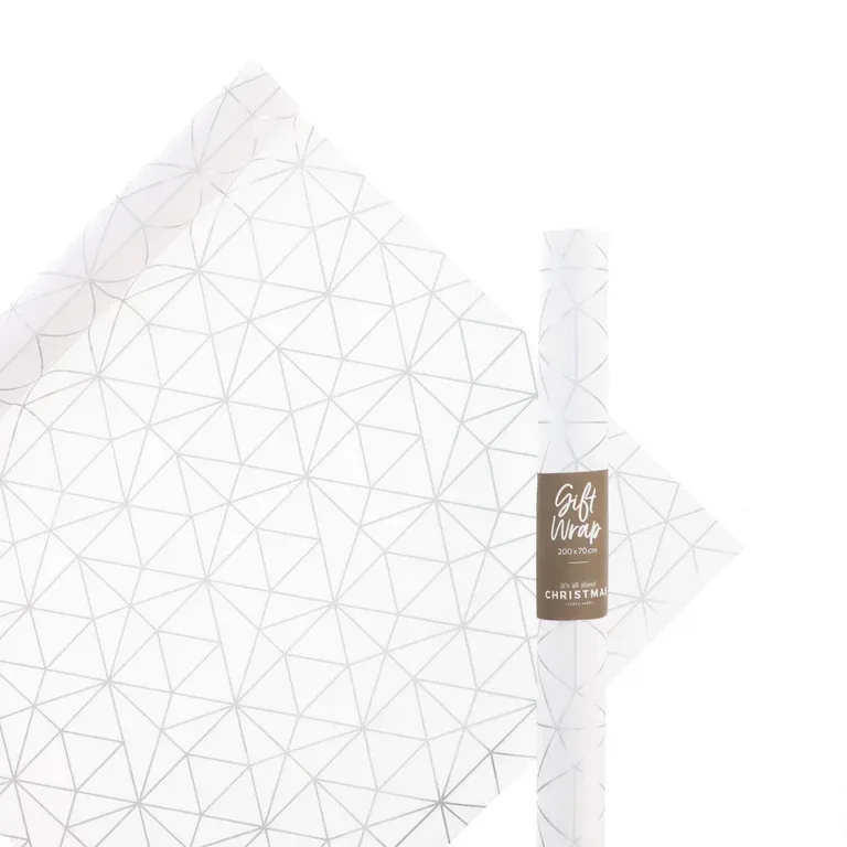 Wrapping paper geometric matte