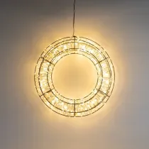 Small minimalist 3D Christmas wreath