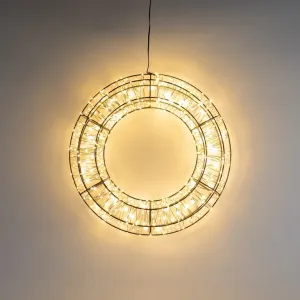 Small minimalist 3D Christmas wreath