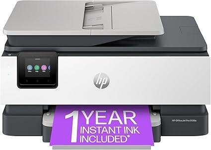 HP OfficeJet Pro 8139e Wireless All-in-One Color Inkjet Printer, Print, scan, Copy, fax, ADF, Duplex Printing Best-for-Home Office