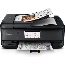 Canon PIXMA TR8620a - All-in-One Printer Home Office|Copier|Scanner|Fax|Auto Document Feeder | Photo, Document | Airprint (R), Android, Black, Works with Alexa