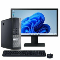 DELL Optiplex Desktop Computer 8GB 500GB HDD Core i5 Windows 11 Pro PC 19" LCD