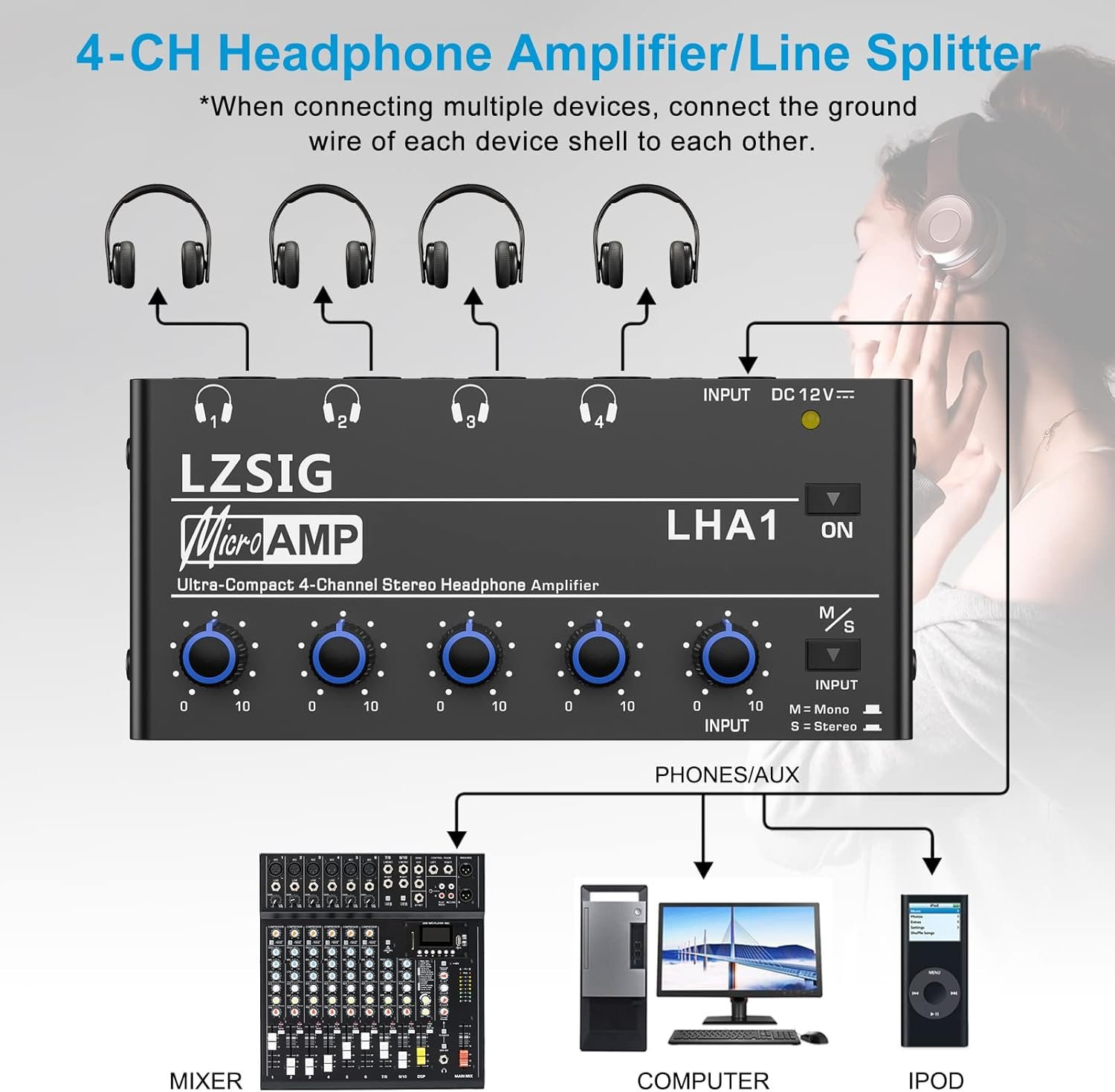 LZSIG Headphone Amplifier