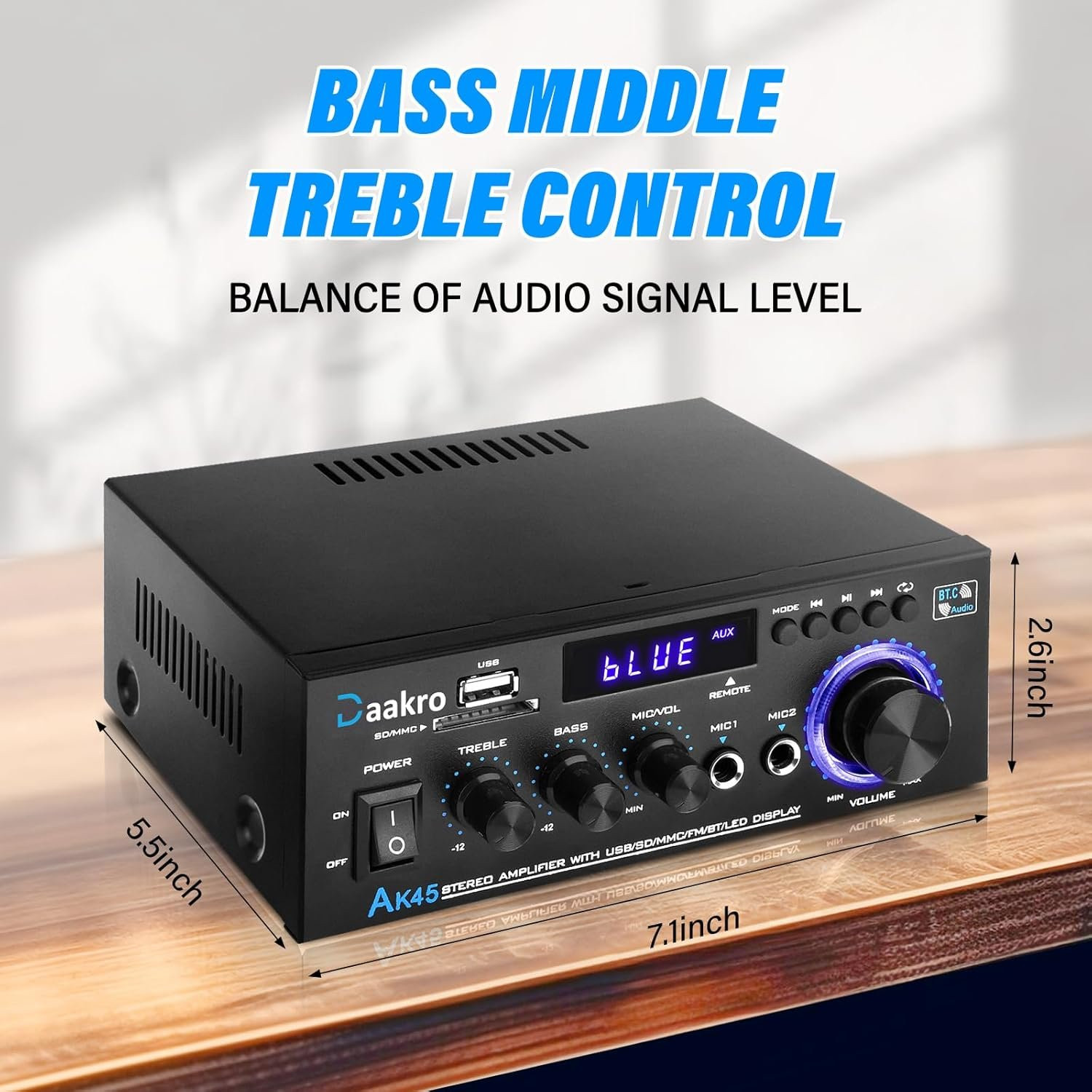 AK45 Stereo Audio Amplifier