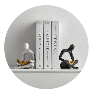 Creative Office Tabletop Decoration Accessories Resin Crafts Desktop Decoration Abstract People Sculptures for Office