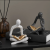 Creative Office Tabletop Decoration Accessories Resin Crafts Desktop Decoration Abstract People Sculptures for Office