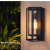Metal Frame and Transparent Glass Shade