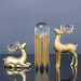 Wholesale Modern Animal Sculptures Creative Design Home Decor Knick-knacks Deer Figurines