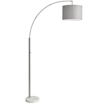 Cylindrical Marble Floor Lamp