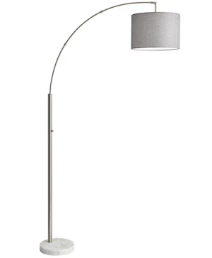 Cylindrical Marble Floor Lamp
