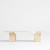 Hollywood Hills Faux Travertine Resin 60" Rectangular Coffee Table with Shelf by Brigette Romanek