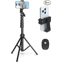 64” Tripod for Cell Phone & Camera