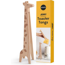 OTOTO Jerry the Giraffe Toaster Tongs - Kitchen Tongs