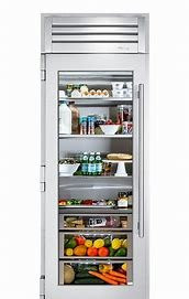 Transparent door fridge