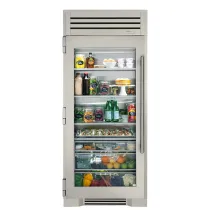 Transparent door fridge