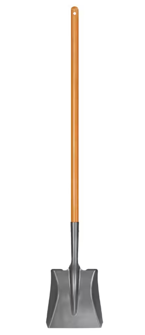47 in. Wood Handle Carbon Steel Transfer Shovel