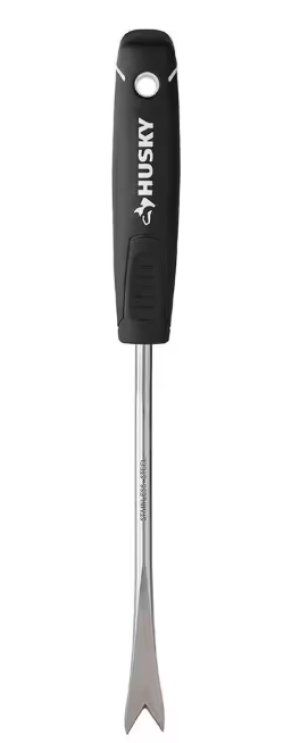 6.2 in. Double Injection Grip Handle Stainless Steel Hand Weeder