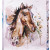 Painting - watercolor -Horse