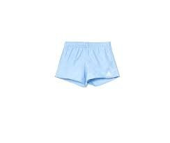 Powder blue adidas shorts