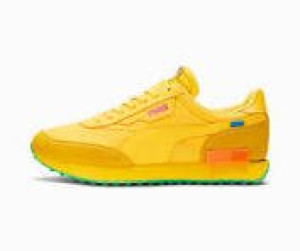 Yellow female sneakers size 41