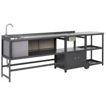 Outdoor Kitchen Island