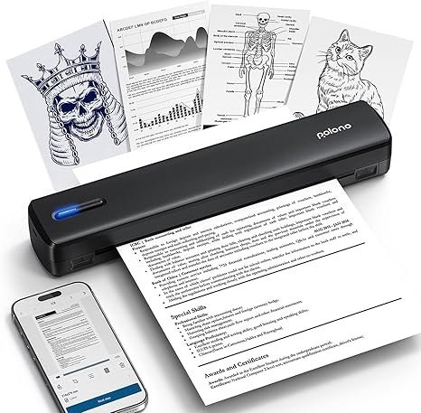 POLONO Portable Printer Wireless