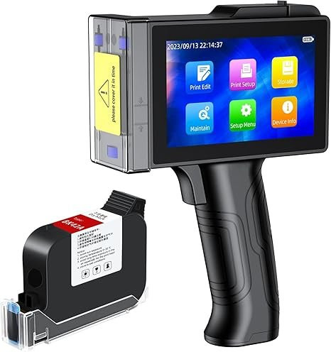 TIJ800 Handheld Printer with LED Touch Screen